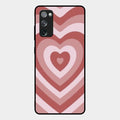 Latte Love Patter Glass Case Cover - Brown For Samsung Galaxy S20 Fe 5G