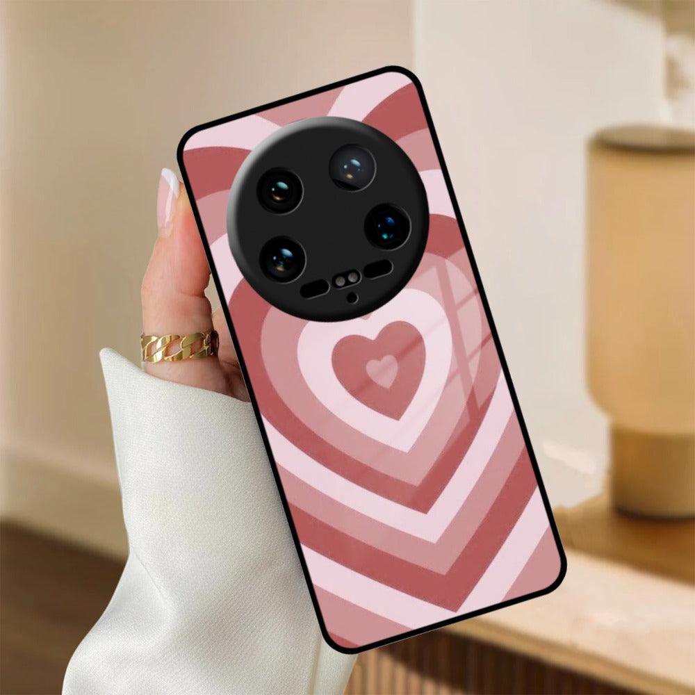 Latte Love Patter Glass Case Cover - Brown Redmi/Xiaomi - ShopOnCliQ