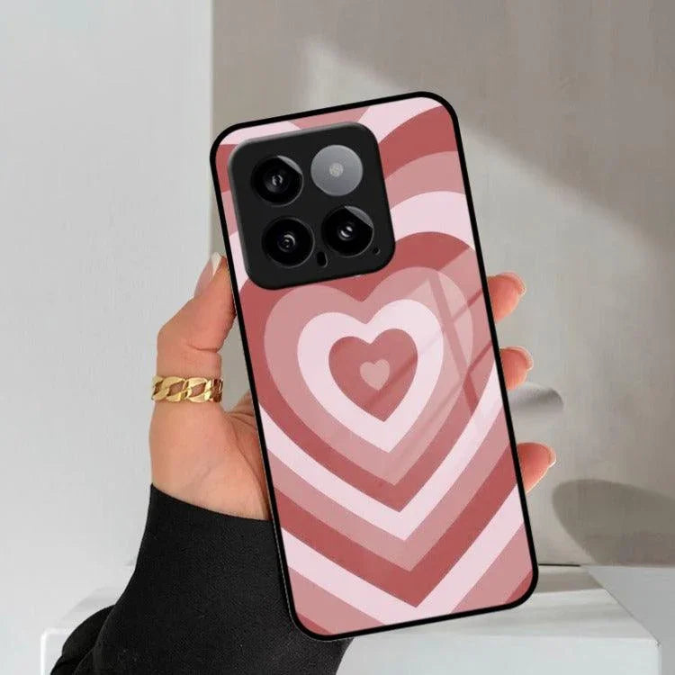 Latte Love Patter Glass Case Cover - Brown Redmi/Xiaomi - ShopOnCliQ
