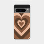 Latte Love Patter Glass Case Cover - Coffee For Google Pixel 8 Pro 5G