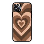 Latte Love Patter Glass Case Cover - Coffee For iPhone 11 Pro