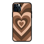 Latte Love Patter Glass Case Cover - Coffee For iPhone 12 Pro Max