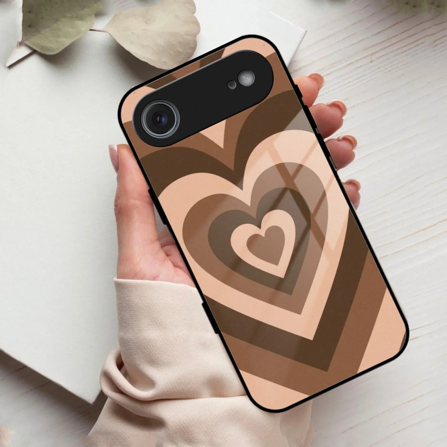 Latte Love Patter Glass Case Cover - Coffee For iPhone - ShopOnCliQ