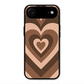 Latte Love Patter Glass Case Cover - Coffee For iPhone Air