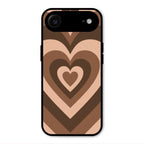 Latte Love Patter Glass Case Cover - Coffee For iPhone Air
