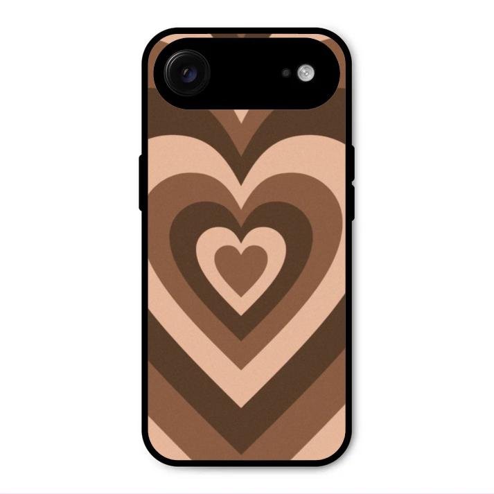 Latte Love Patter Glass Case Cover - Coffee For iPhone Air