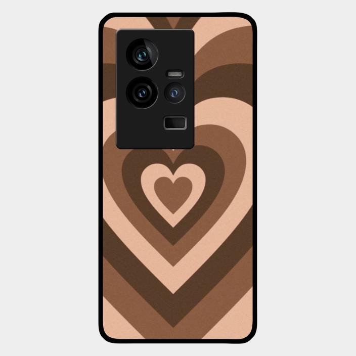 Latte Love Patter Glass Case Cover - Coffee For Iqoo 11 5G