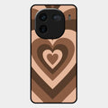 Latte Love Patter Glass Case Cover - Coffee For Iqoo 12 5G