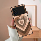 Latte Love Patter Glass Case Cover - Coffee For Vivo - ShopOnCliQ