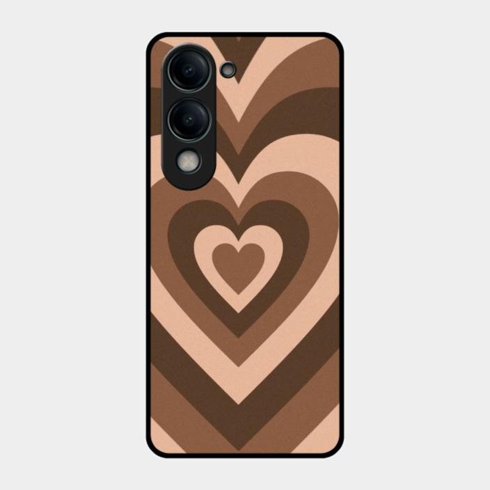 Latte Love Patter Glass Case Cover - Coffee For Iqoo Z10 Lite