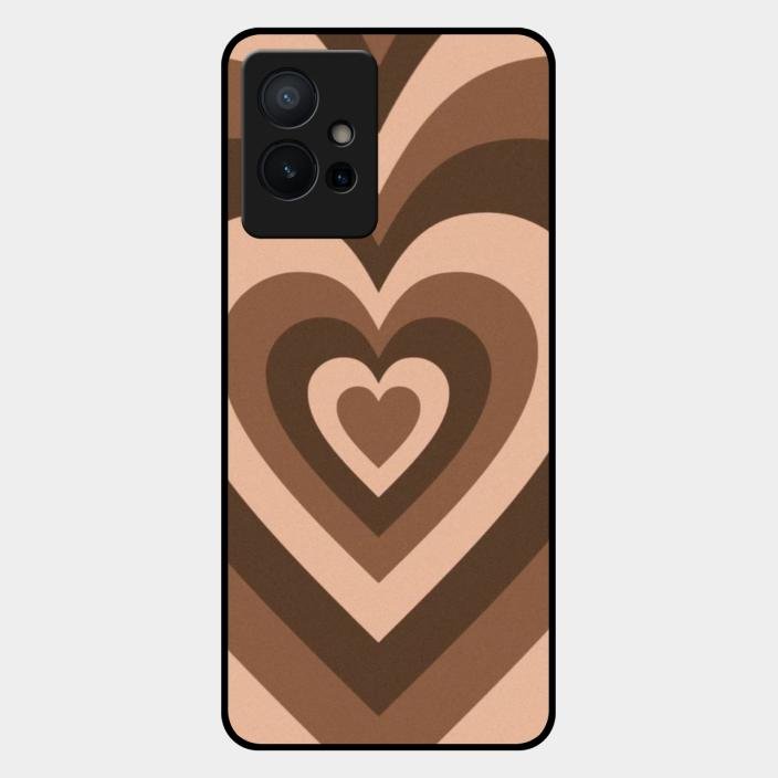 Latte Love Patter Glass Case Cover - Coffee For Iqoo Z6 5G