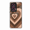 Latte Love Patter Glass Case Cover - Coffee For Motorola Edge 50 Fusion 5G