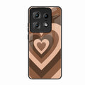 Latte Love Patter Glass Case Cover - Coffee For Motorola Edge 50 Pro