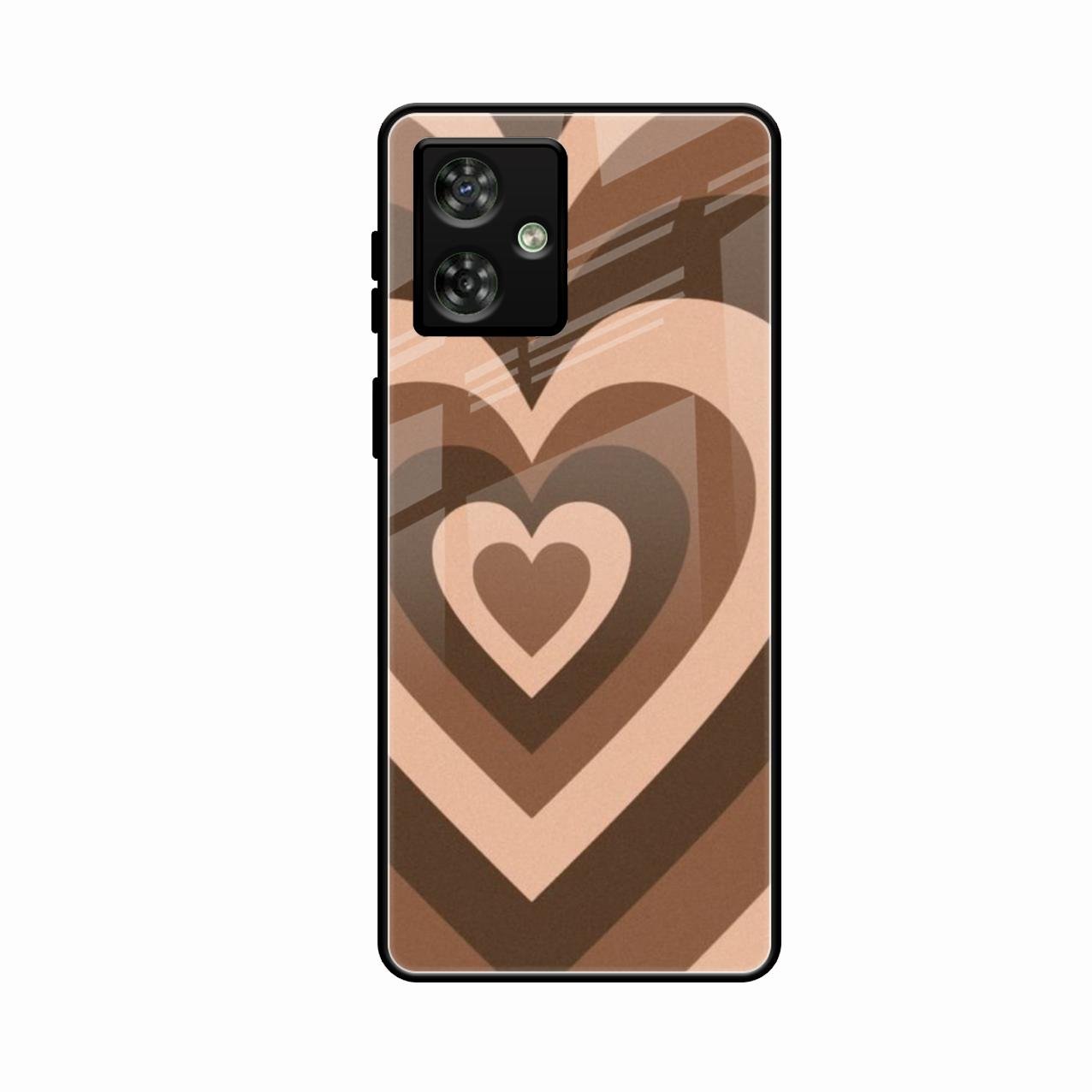Latte Love Patter Glass Case Cover - Coffee For Motorola G64 5G