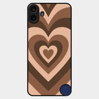 Latte Love Patter Glass Case Cover - Coffee For Nothing Cmf Phone 1
