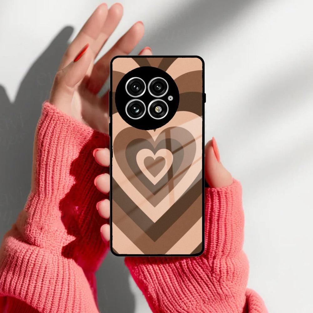 Latte Love Patter Glass Case Cover - Coffee For OnePlus