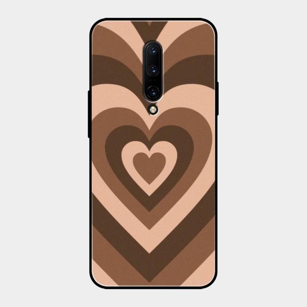 Latte Love Patter Glass Case Cover - Coffee For Oneplus 7 Pro