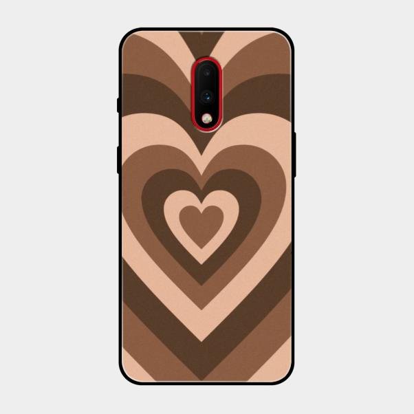 Latte Love Patter Glass Case Cover - Coffee For Oneplus 7