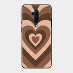 Latte Love Patter Glass Case Cover - Coffee For Oneplus 7T Pro