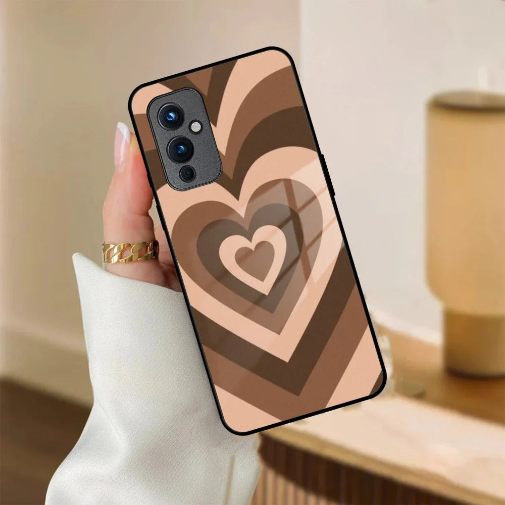 Latte Love Patter Glass Case Cover - Coffee For OnePlus - ShopOnCliQ