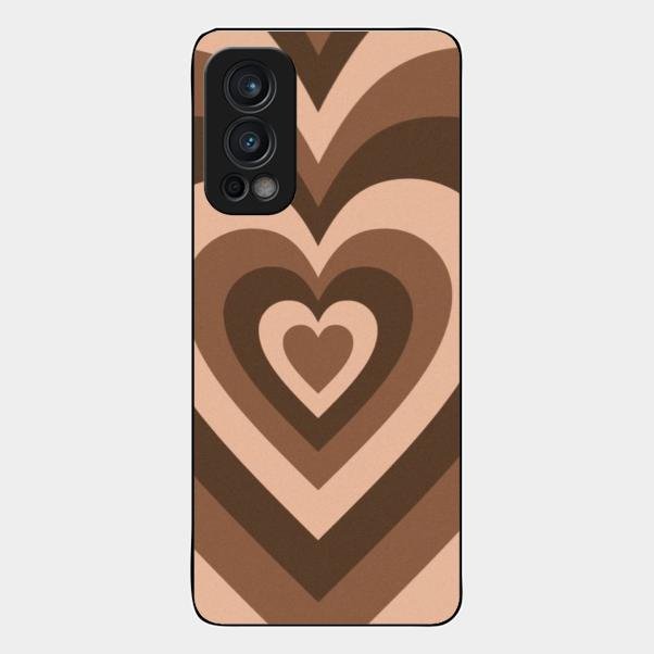 Latte Love Patter Glass Case Cover - Coffee For Oneplus Nord 2 5G