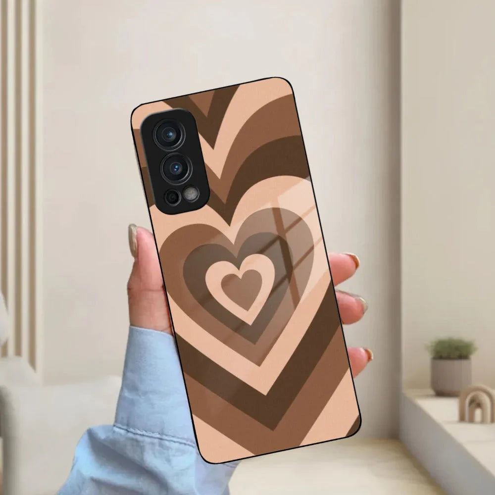 Latte Love Patter Glass Case Cover - Coffee For OnePlus - ShopOnCliQ