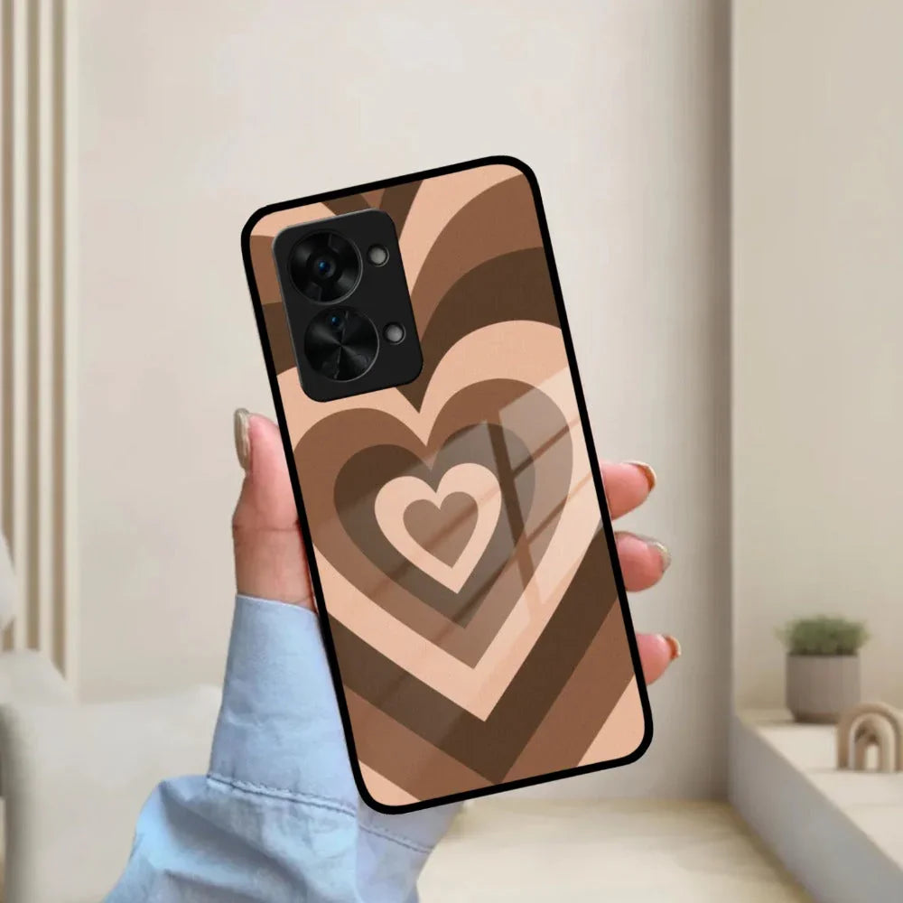 Latte Love Patter Glass Case Cover - Coffee For OnePlus - ShopOnCliQ