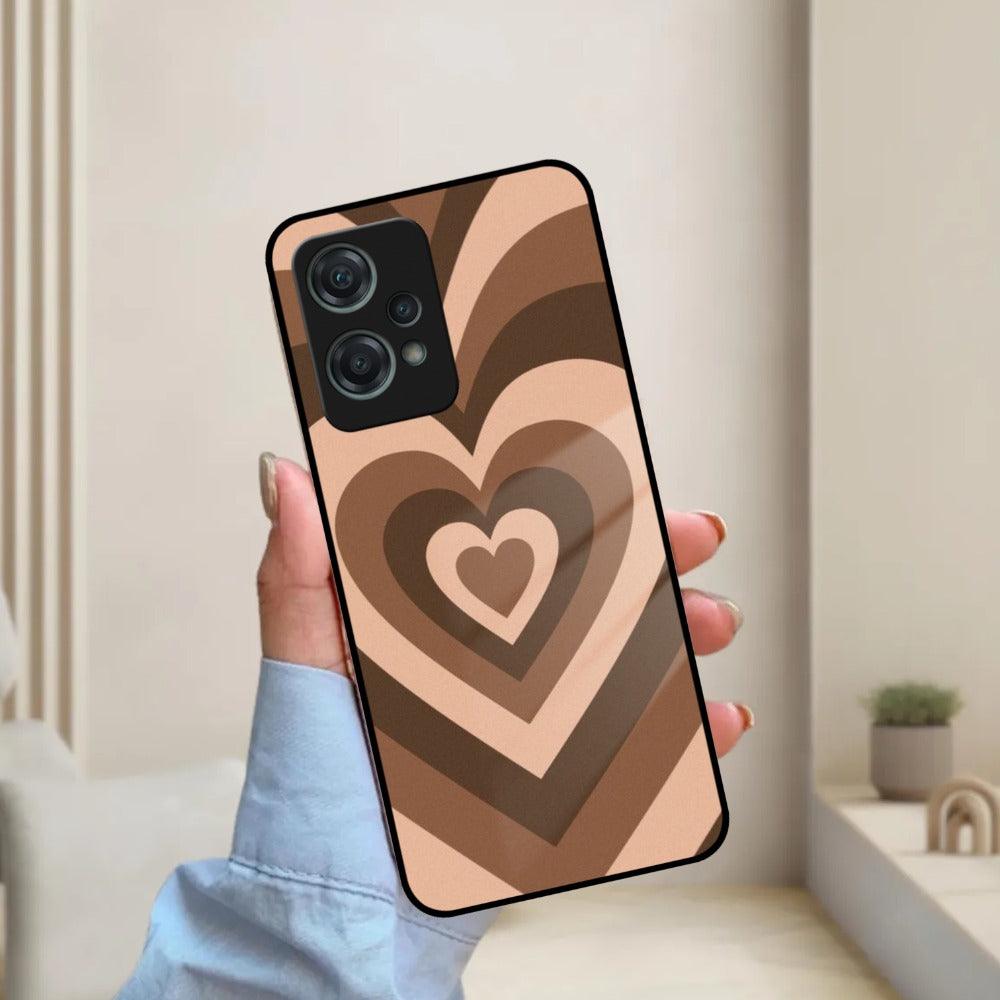 Latte Love Patter Glass Case Cover - Coffee For OnePlus