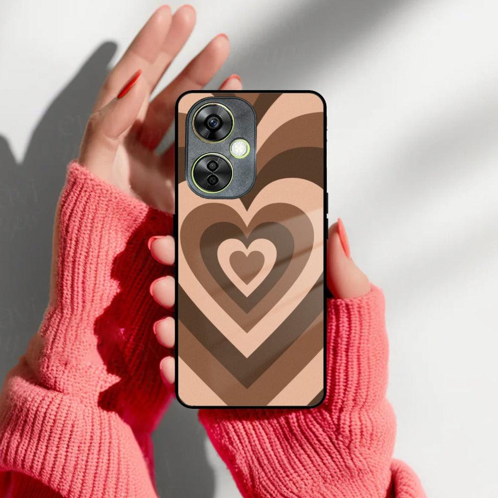 Latte Love Patter Glass Case Cover - Coffee For OnePlus