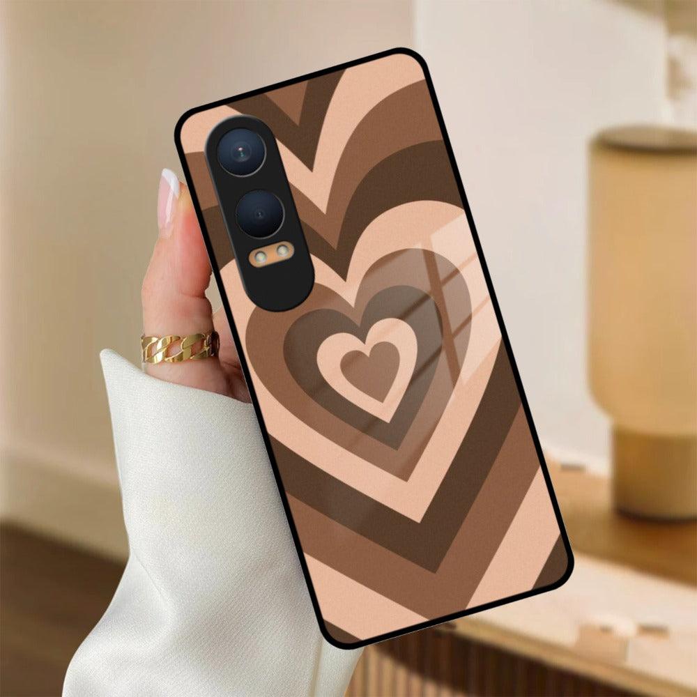 Latte Love Patter Glass Case Cover - Coffee For OnePlus