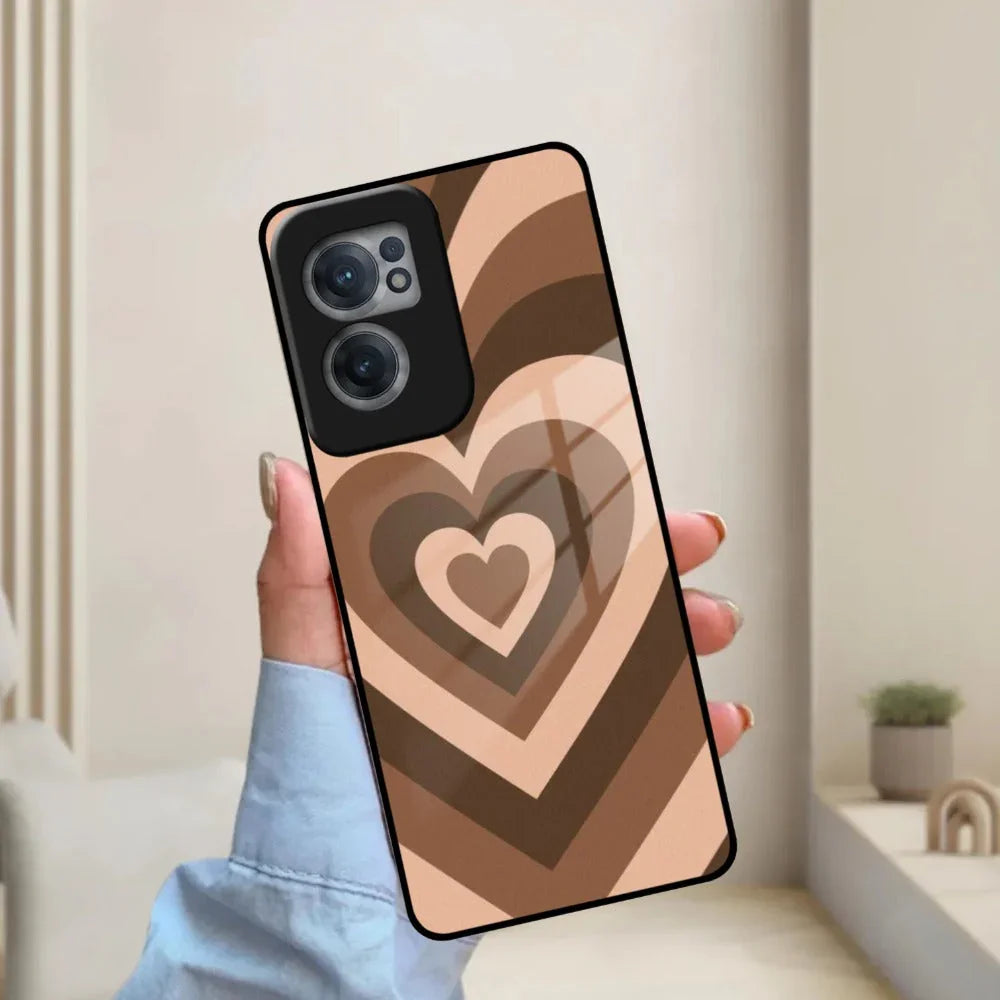 Latte Love Patter Glass Case Cover - Coffee For OnePlus - ShopOnCliQ