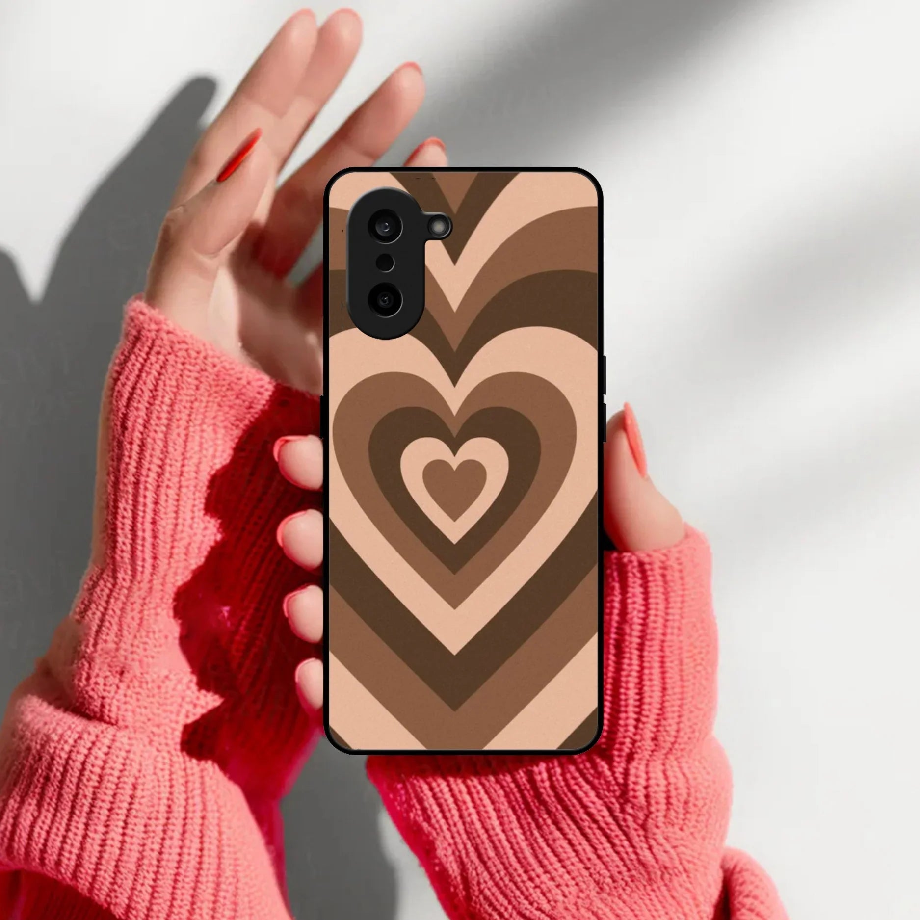 Latte Love Patter Glass Case Cover - Coffee For OnePlus - ShopOnCliQ