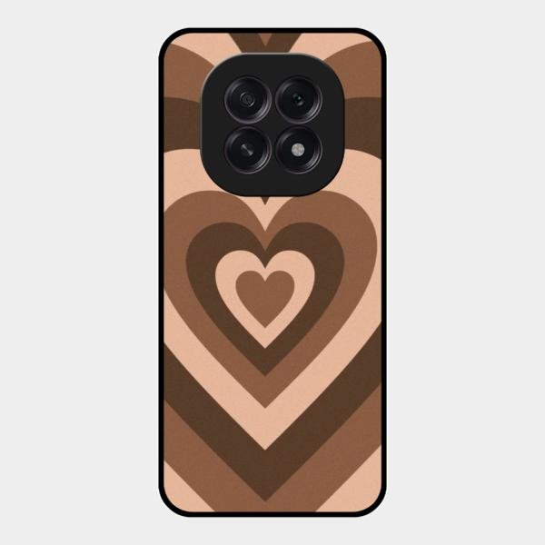 Latte Love Patter Glass Case Cover - Coffee For Oppo F29 5G