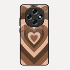 Latte Love Patter Glass Case Cover - Coffee For Oppo F31 Pro 5G