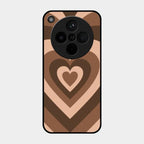 Latte Love Patter Glass Case Cover - Coffee For Oppo Find X8 5G
