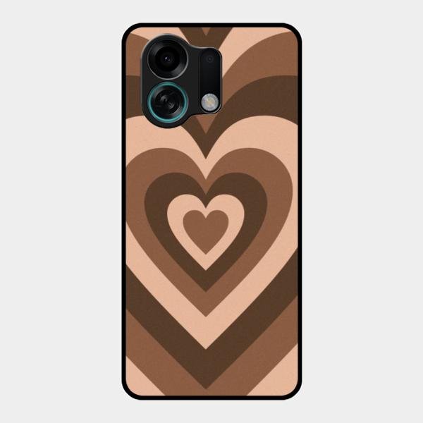Latte Love Patter Glass Case Cover - Coffee For Oppo K13 Turbo 5G