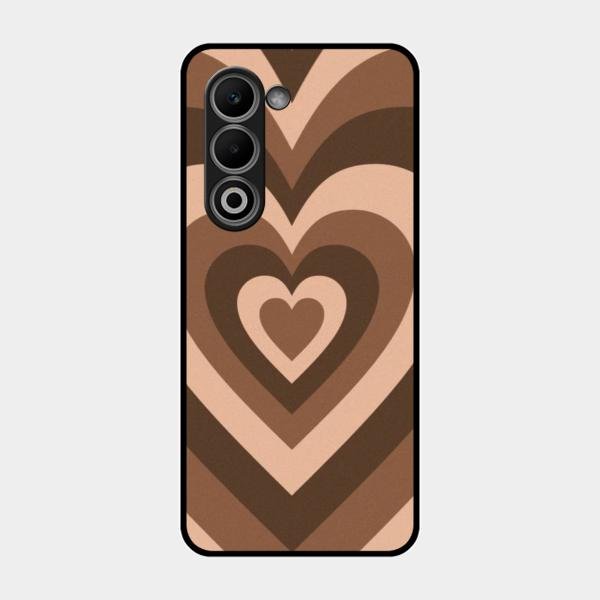 Latte Love Patter Glass Case Cover - Coffee For Oppo K13X 5G