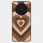 Latte Love Patter Glass Case Cover - Coffee For Realme 11 Pro Plus 5G