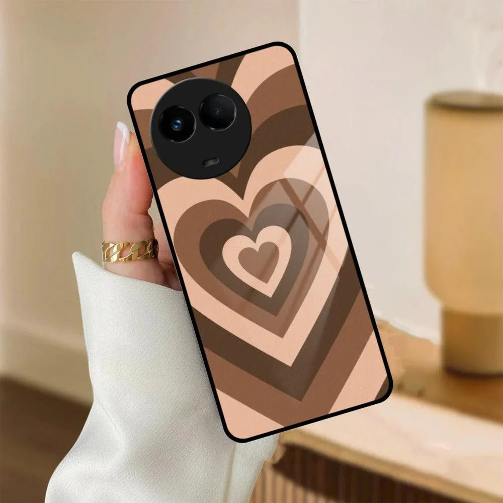 Latte Love Patter Glass Case Cover - Coffee For Realme/Narzo - ShopOnCliQ