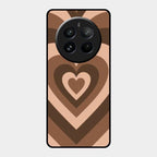 Latte Love Patter Glass Case Cover - Coffee For Realme 12 Pro Plus 5G