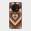 Latte Love Patter Glass Case Cover - Coffee For Realme 13 Plus 5G