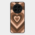 Latte Love Patter Glass Case Cover - Coffee For Realme 13 Pro 5G