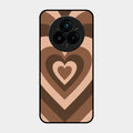 Latte Love Patter Glass Case Cover - Coffee For Realme 14 Pro 5G