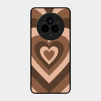 Latte Love Patter Glass Case Cover - Coffee For Realme 14 Pro Plus 5G