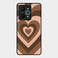 Latte Love Patter Glass Case Cover - Coffee For Realme 15 Pro 5G
