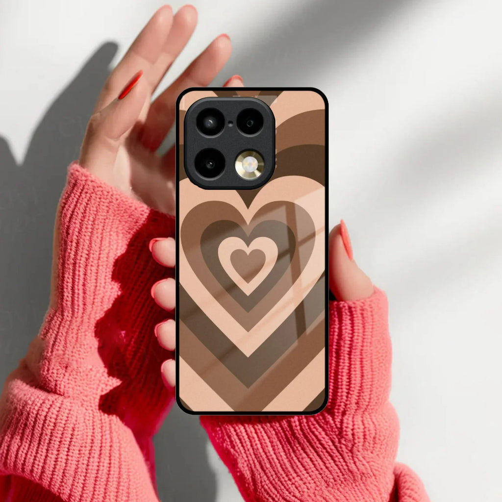 Latte Love Patter Glass Case Cover - Coffee For Realme 16 Pro Plus 5G