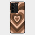 Latte Love Patter Glass Case Cover - Coffee For Realme C75 5G
