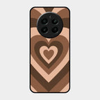 Latte Love Patter Glass Case Cover - Coffee For Realme Narzo 70 Pro 5G