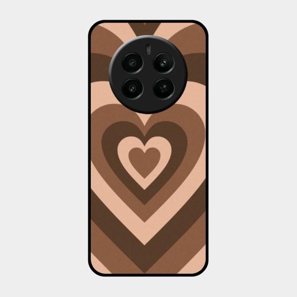 Latte Love Patter Glass Case Cover - Coffee For Realme Narzo 70 Pro 5G