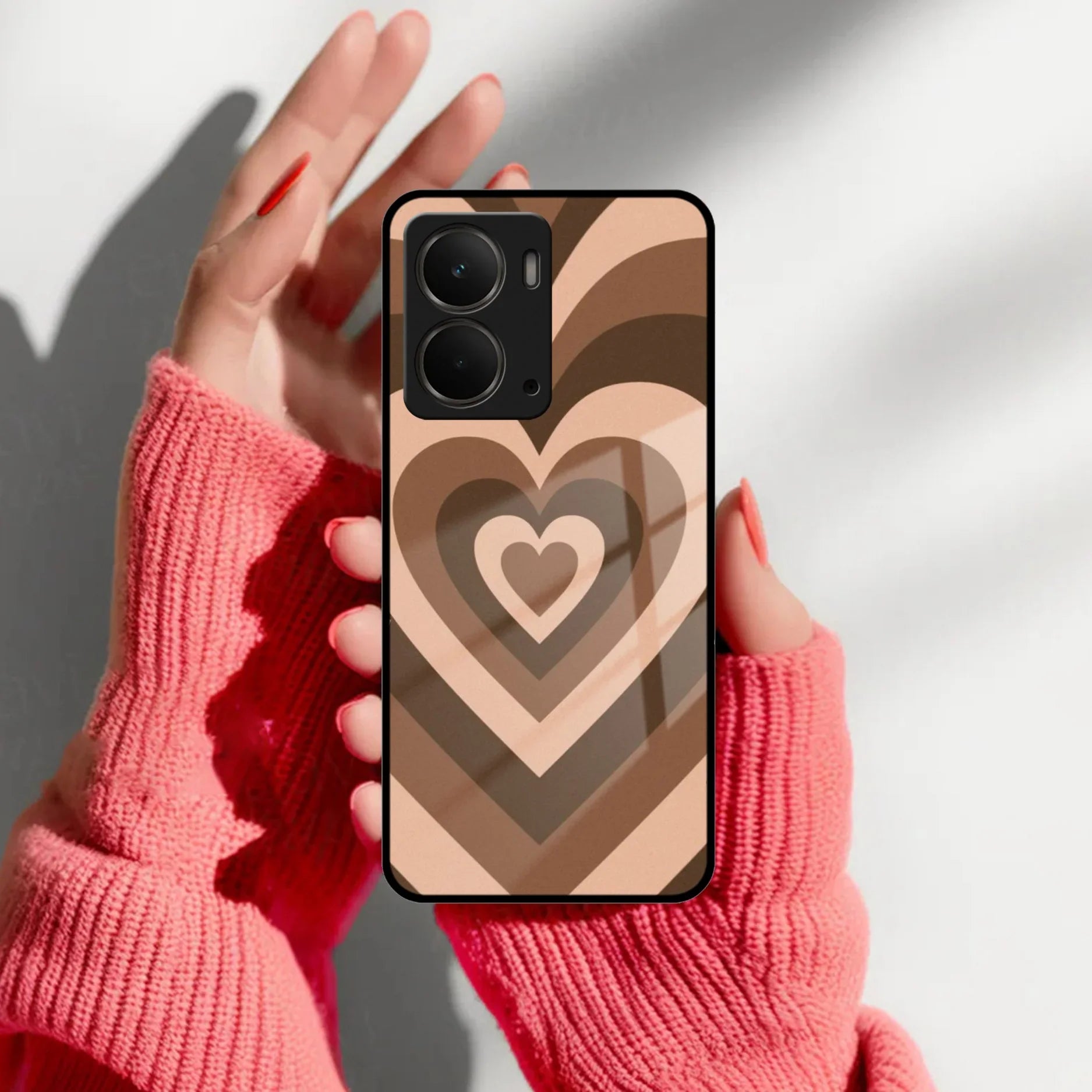 Latte Love Patter Glass Case Cover - Coffee For Realme/Narzo - ShopOnCliQ